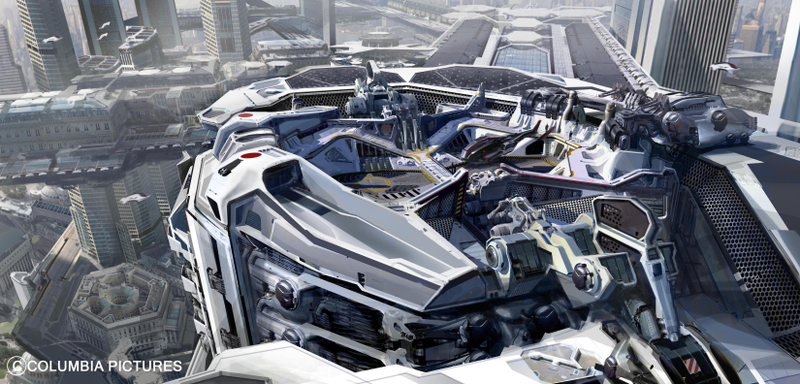Illustration for article titled Exclusive: Killer Concept Art From The New Total Recall Movie